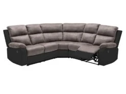 Canapé D'angle Relax Gris Et Noir En Microfibre Et Simili TOLZANO 17 Canapé D'angle Relax Gris Et Noir En Microfibre Et Simili TOLZANO -Accueil-Canapé canape 501219