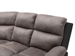 Canapé D'angle Relax Gris Et Noir En Microfibre Et Simili TOLZANO 16 Canapé D'angle Relax Gris Et Noir En Microfibre Et Simili TOLZANO -Accueil-Canapé canape 501221