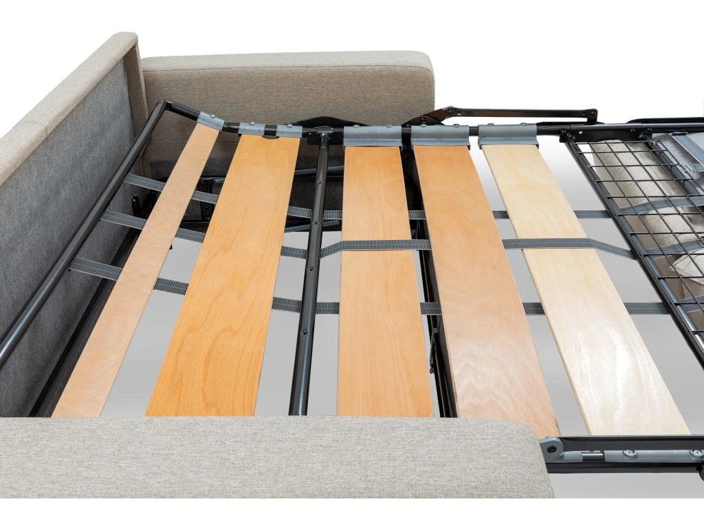 Canapé 3 Places Convertible Express En Simili EMIR - Noir - Couchage à Lattes Larges 140 Cm - Matelas 14 Cm 6 Canapé 3 Places Convertible Express En Simili EMIR - Noir - Couchage à Lattes Larges 140 Cm - Matelas 14 Cm – Image 4