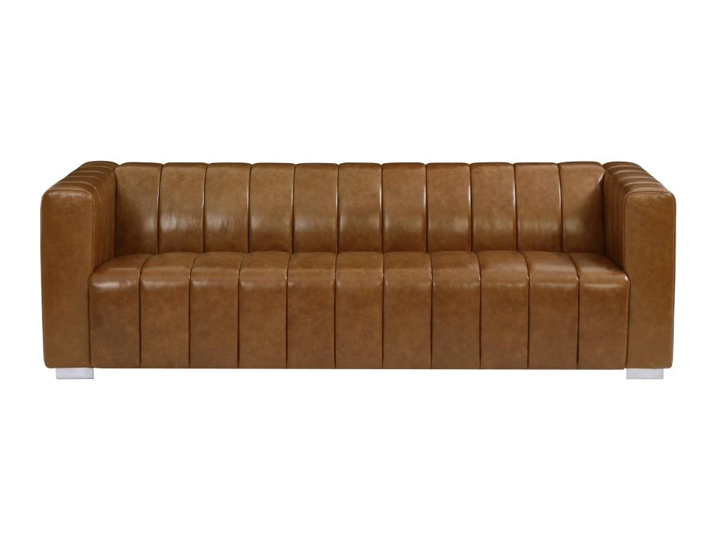 Canapé 3 Places 100% Cuir PARATU - Cuir Vintage 5 Canapé 3 Places 100% Cuir PARATU - Cuir Vintage – Image 3