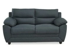 Canapé 2 Places MANOA En Tissu - Anthracite -Accueil-Canapé canape 506595