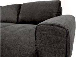 Canapé 3 Places En Tissu Anthracite GLADYS -Accueil-Canapé canape 7760789