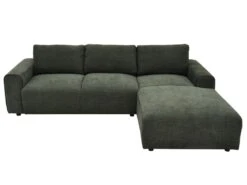 Canapé D'angle Droit En Tissu Vert Sapin GLADYS -Accueil-Canapé canape 7761281