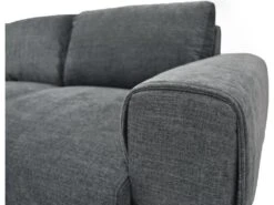 Canapé D'angle Droit En Tissu Bleu Gris GLADYS -Accueil-Canapé canape 7762293