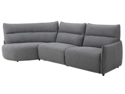 Canapé D'angle Gauche Relax électrique En Tissu Gris CALERO 10 Canapé D'angle Gauche Relax électrique En Tissu Gris CALERO -Accueil-Canapé canape 8214259