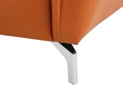 Canapé 2 Places En Cuir Camel LADOGA -Accueil-Canapé canape 8345869