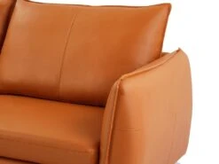 Canapé 3 Places En Cuir Camel LADOGA -Accueil-Canapé canape 8345883