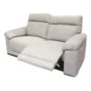 Canapé Relaxation 2 Places Motorisé En Tissu Suédine Beige - CLARA -Accueil-Canapé canape 8914331