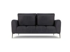 Canapé 2 Places Tissu Gris Anthracite - ALIX -Accueil-Canapé canape 9170135