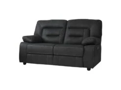 ALMERIA - Canapé Relax Manuel 2 Places Gris Foncé -Accueil-Canapé canape 9170635