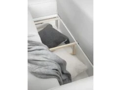 Canapé D'angle Convertible - SIDNEY VELOURS - En Tissu Luxe, 5/6 Places, Blanc Cassé, Angle Gauche (vu De Face) -Accueil-Canapé canape 9480725