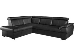 Canapé D'angle Convertible En Cuir Italien De Luxe 5/6 Places TONY, Avec Coffre, Noir, Angle Gauche 9 Canapé D'angle Convertible En Cuir Italien De Luxe 5/6 Places TONY, Avec Coffre, Noir, Angle Gauche -Accueil-Canapé canape 9481795