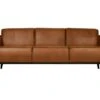 STATEMENT - Canapé 3 Places En Cuir Marron
