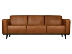 STATEMENT - Canapé 3 Places En Cuir Marron
