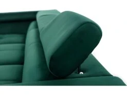 Canapé D'angle Convertible - ERWAN - En Tissu Luxe 5 Places, Vert, Angle Droit (vu De Face) -Accueil-Canapé canape 9996027