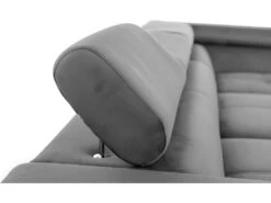 Canapé D'angle Convertible - ERWAN - En Tissu Luxe 5 Places, Gris, Angle Gauche (vu De Face) -Accueil-Canapé canape 9996163