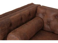 Canapé 3 Places Edward Vintage Pieds Noirs -Accueil-Canapé canape 9997161