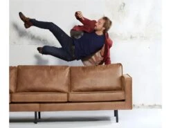 RODEO - Canapé 4 Places En Eco Cuir Marron -Accueil-Canapé ensemble canape 13263071