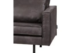 RODEO - Canapé 2 Places En Cuir Noir -Accueil-Canapé ensemble canape 13263303