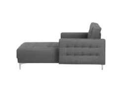 Chaise Longue En Tissu Gris Clair ABERDEEN -Accueil-Canapé meridienne 11796569
