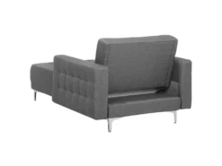 Chaise Longue En Tissu Gris Clair ABERDEEN -Accueil-Canapé meridienne 11796577