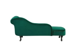 Méridienne à Droite Chesterfield En Velours Vert NIMES -Accueil-Canapé meridienne 16200267