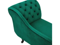 Méridienne à Droite Chesterfield En Velours Vert NIMES -Accueil-Canapé meridienne 16200275