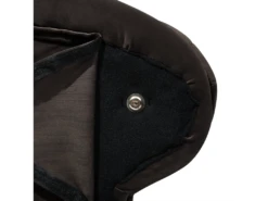 Chaise Longue En Velours Marron Côté Gauche Style Chesterfield NIMES -Accueil-Canapé meridienne 16672283