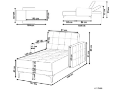 Chaise Longue En Velours Bleu Paon ABERDEEN -Accueil-Canapé meridienne 16673643