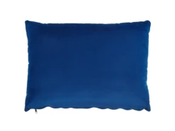 Chaise Longue En Velours Bleu Marine GUERET -Accueil-Canapé meridienne 17158233