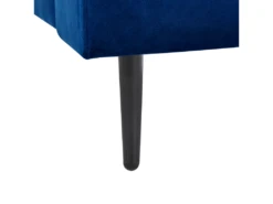 Chaise Longue En Velours Bleu Marine GUERET -Accueil-Canapé meridienne 17158239