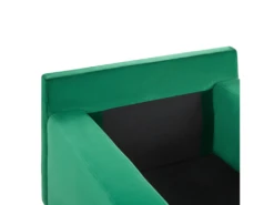 Chaise Longue En Velours Vert GUERET -Accueil-Canapé meridienne 17476565